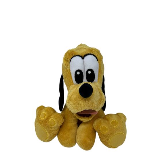 Disney Pluto Big Feet Soft Fuzzy Floppy Ears Plush Toy Stuffed Animal 12" - Picture 6 of 11
